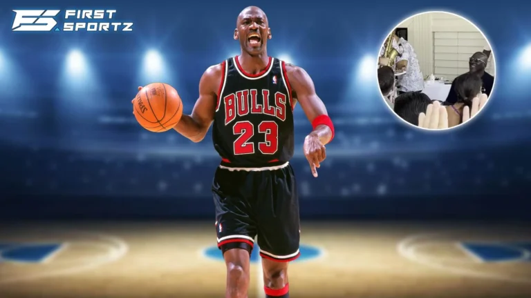 Breaking news : At a restaurant, Michael Jordan becomes enthralled as a saxophone plays the Chicago Bulls’ 90s theme.